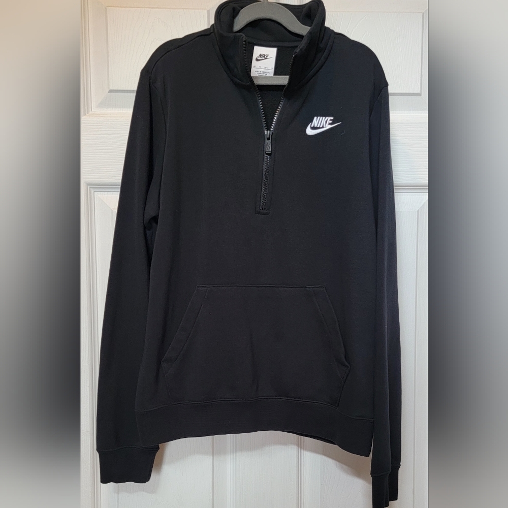 Nike Black Half-Zip Sweatshirt, Womens Size XSmall